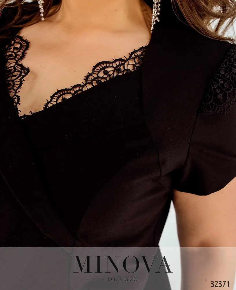 Платье 363-чёрный Minova