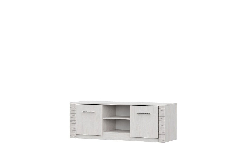 Тумба под телевизор напольная Белый 130х42х46