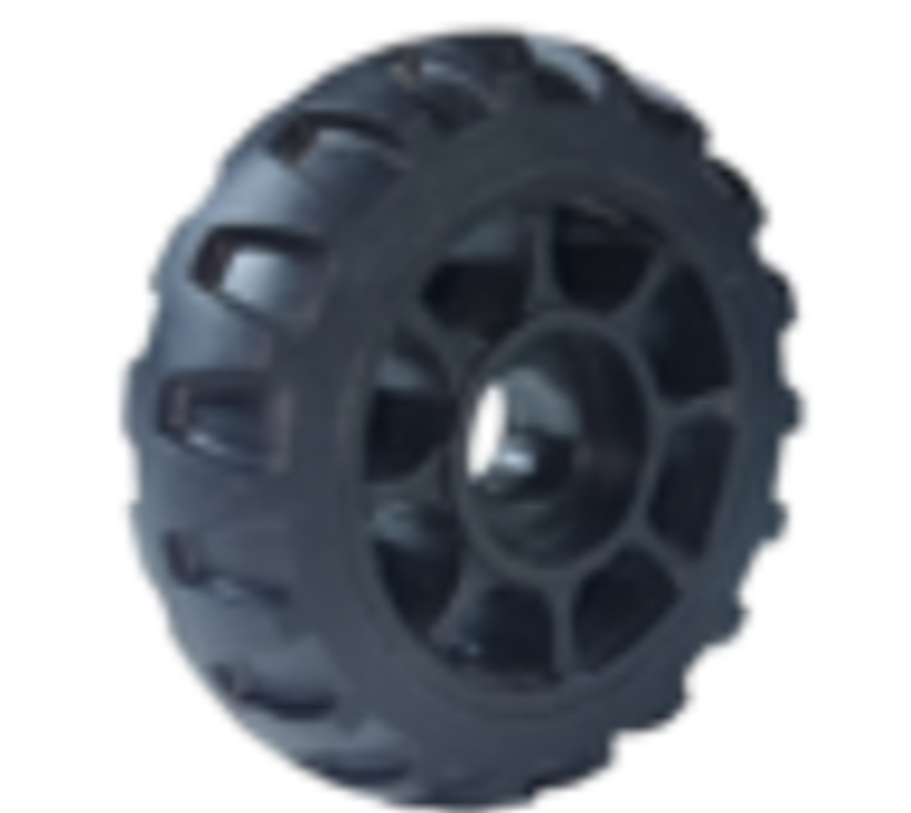 Колесо PLG-K 125, d74, черный