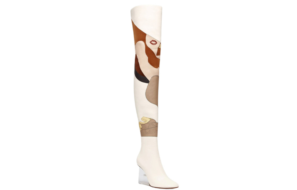FENDI First Over the knee Boots Women"s White