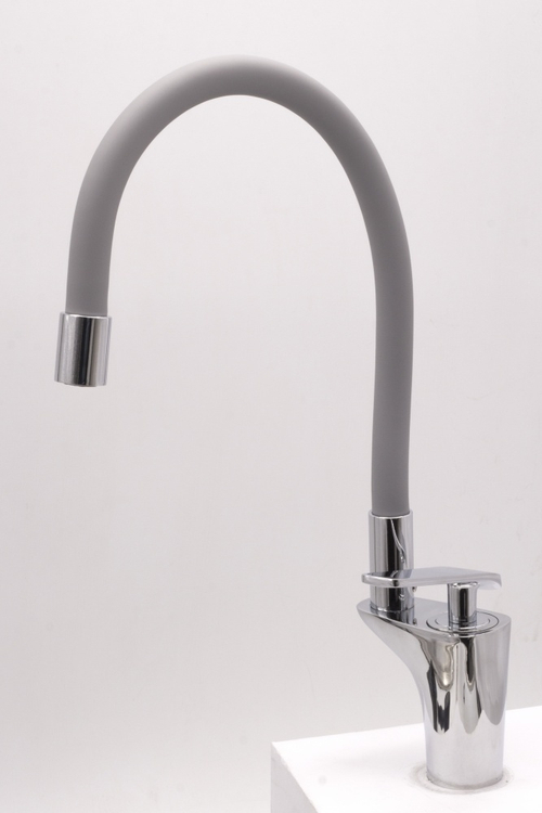 333521-3H См-ль од. для кухни с гибким из. (хром, из. серый.) ViEiR (10/1шт)