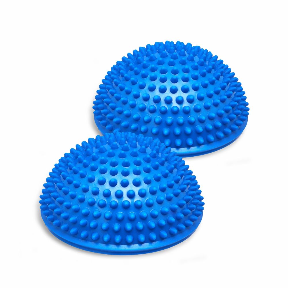 Полусфера массажно-балансировочная (набор 2 шт) синий