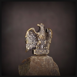 Бусина "Орел Цезаря" для темляков или браслетов , латунь