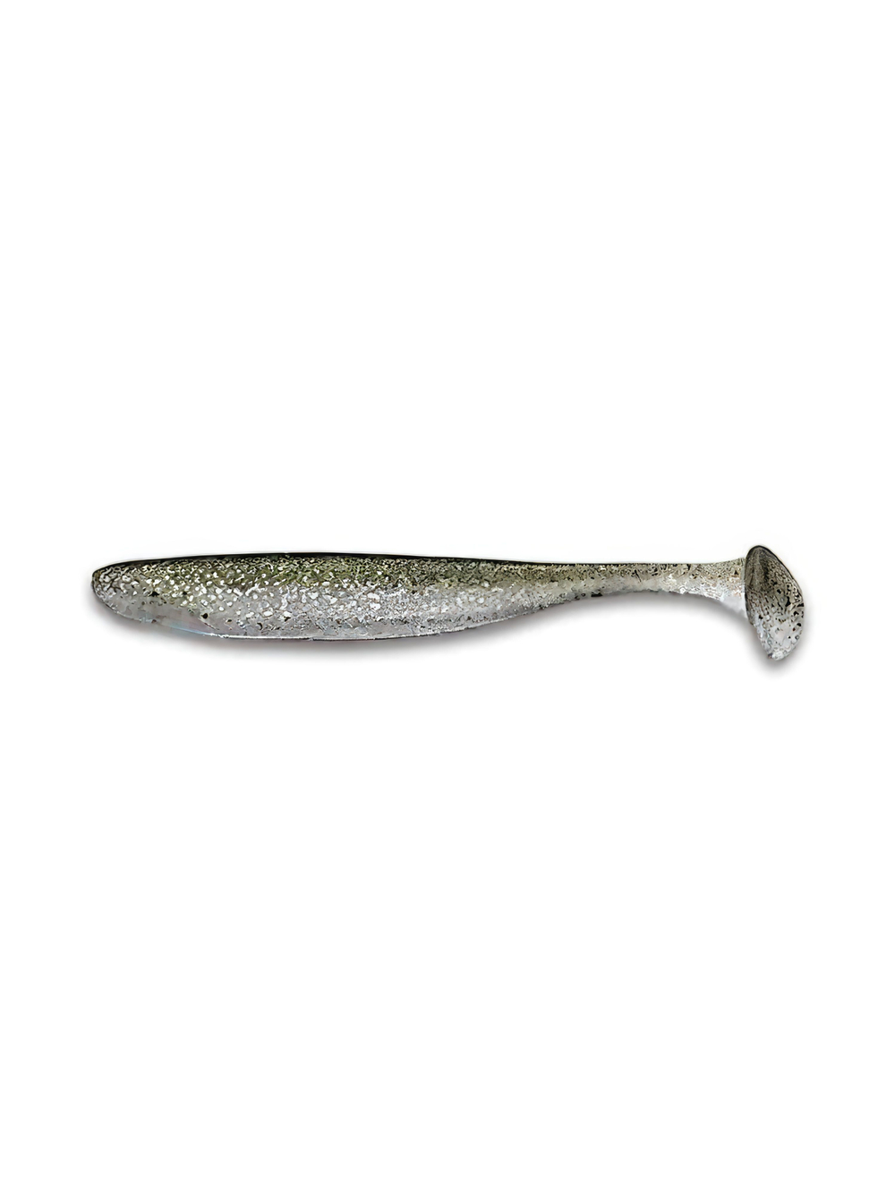 Приманка силиконовая Keitech Easy Shiner 4" PAL #01 Chartreuse Red Flake, 3 упаковки по 7 штук