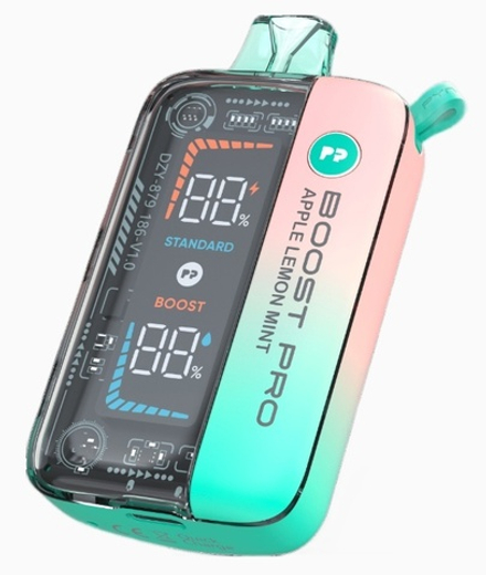Pyne pod Boost Pro Яблоко лимон мята 15000 затяжек 20мг (2%)