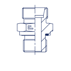 Штуцер FE DL08 BSP 1/2" (корпус)