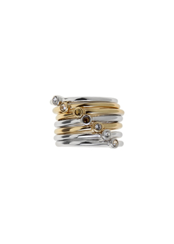 "Участие" кольцо в золотом покрытии из коллекции "Ветер перемен" от Jenavi