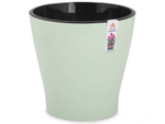 Горшок цветочный Лея 5л двойной с автополивом, светло-зеленый