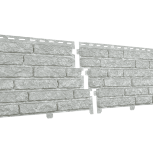 Фасадная панель Стоун Хаус Кварцит Светло-Серый