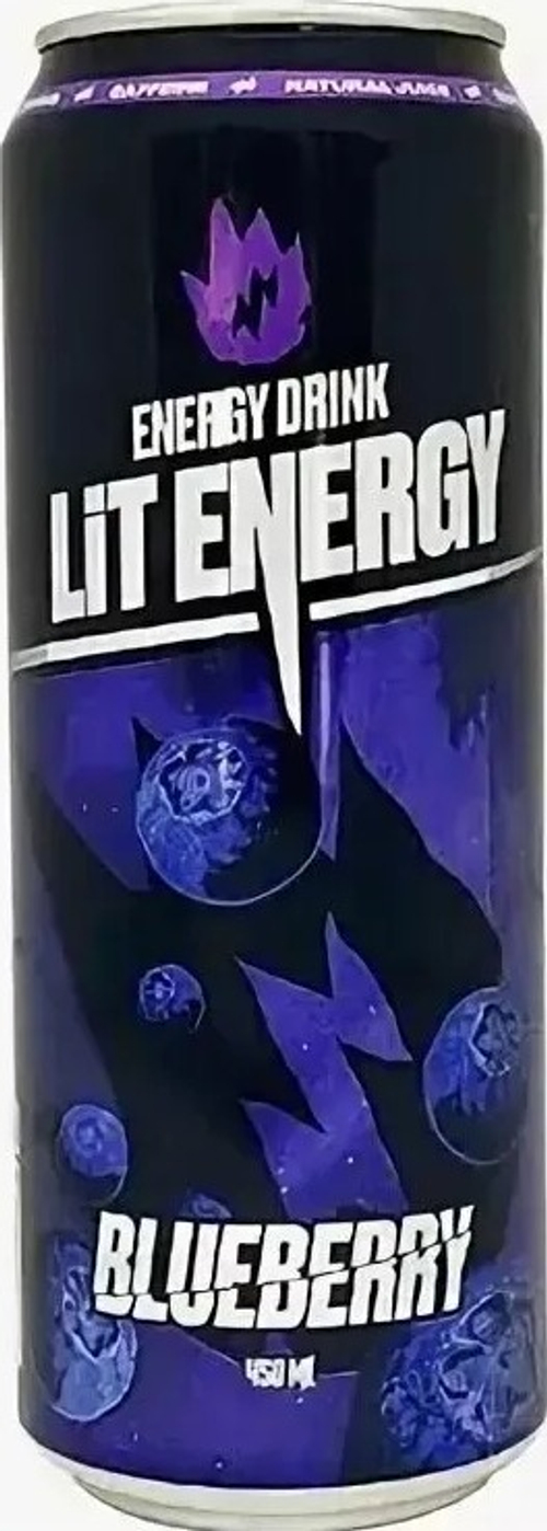 LIT ENERGY энерг.напиток Черника 0,45л