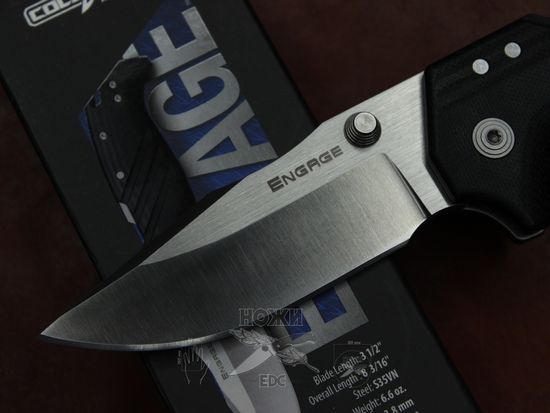 Складной нож Cold Steel 35DPLC Engage c клинком из стали CPM-S35VN, рукоять G10