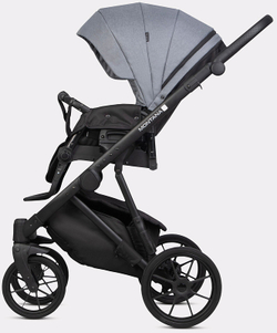 Детская коляска Riko Basic Montana Plus X 3 в 1 40 Graphite (графит+серый)