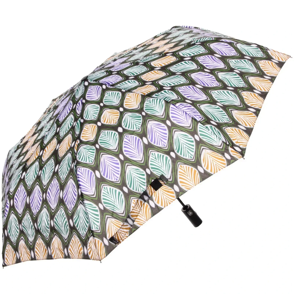 Зонт женский полуавтомат «Ultramarine- Маниока», микс 6 цветов, 8 спиц, d-100см, длина в слож. виде 28см, голубые цветы