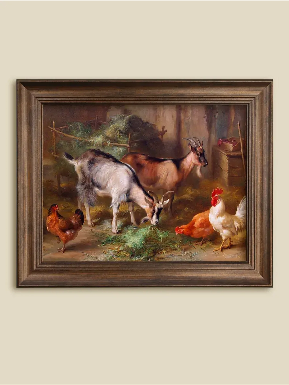 Картина интерьерная на холсте в раме 25*31 см