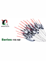 Поплавок для рыбалки Briscola BS-123-015 бальсовый, спортивный, металл. киль, пластиковая антенна, в упаковке 10 штук