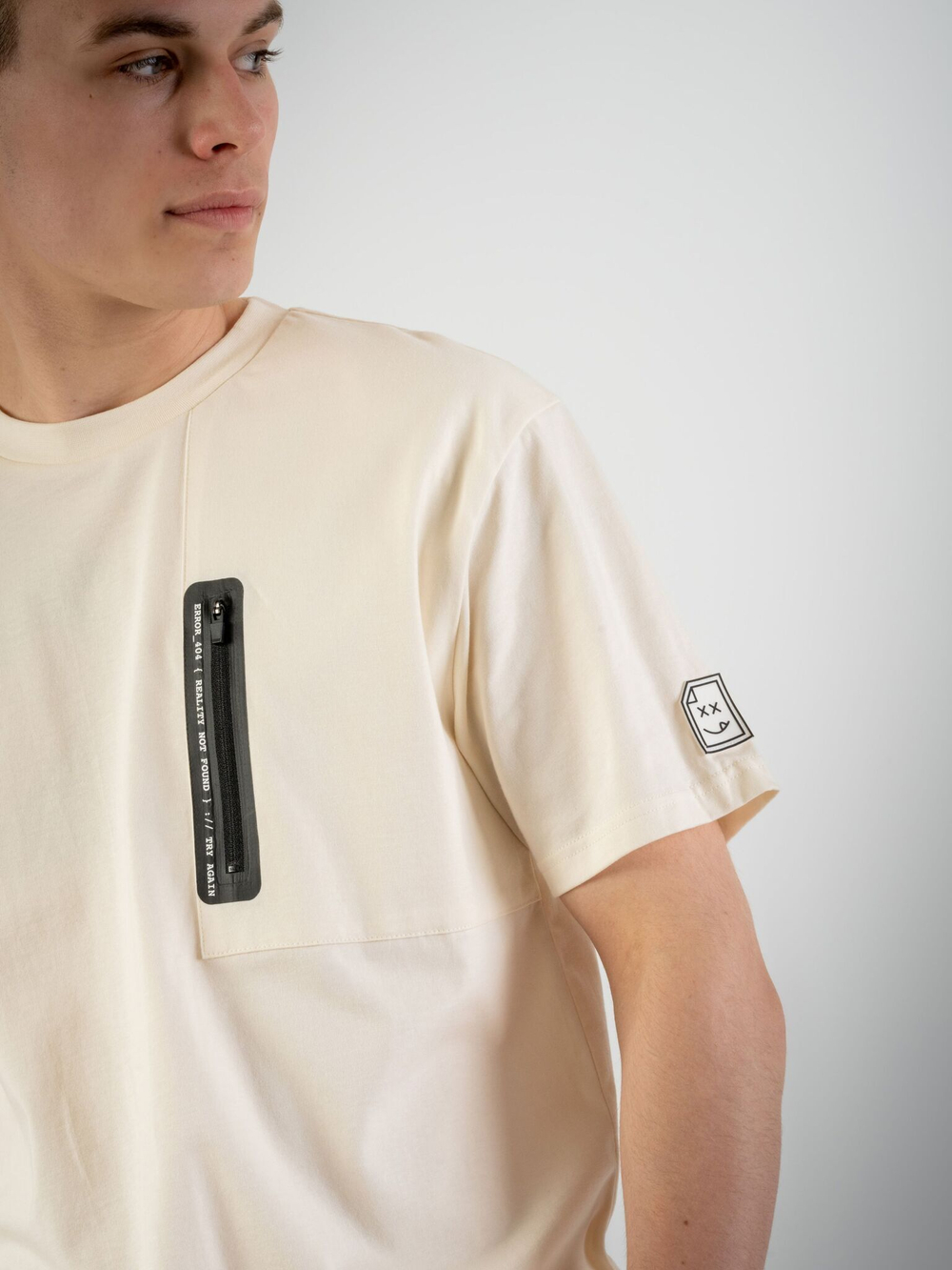 Футболка мужская ORIGINAL CREATOR HTML ZIP T-SHIRT, Молочный