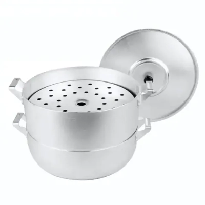 Мантоварка алюминиевая «Эконом» 4,5л с крышкой