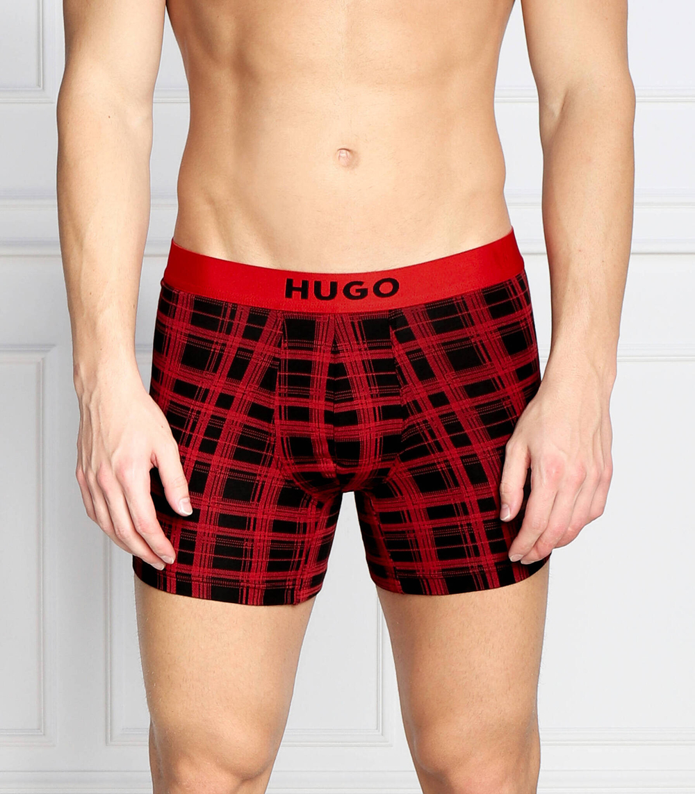 трусики-боксеры 2 шт. boxerbr brother pack Hugo Bodywear - красный(50484641)