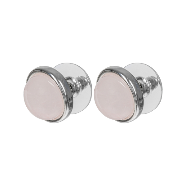 Серьги пусеты Fiore Luna ROSE QUARTZ LE1108 R/S