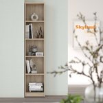 Стеллаж для документов узкий со стеклом SIMPLE