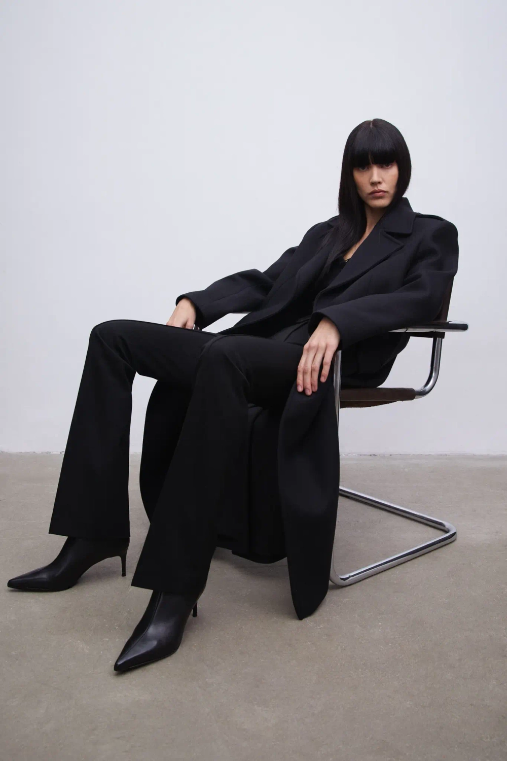 Пальто классическое, Черный