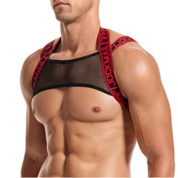Мужская портупея красная JOCKMAIL JM905-8