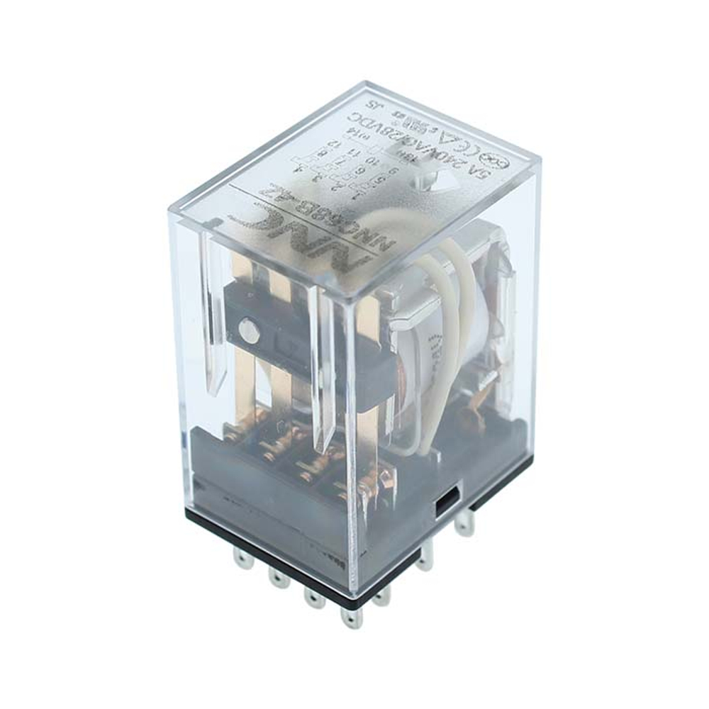 Электромагнитные реле 4 контакта, 24VDC, 5A (20 шт.)