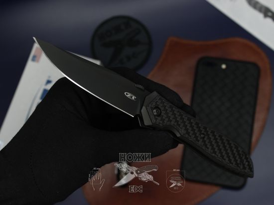 Складной нож Zero Tolerance 0640BLK c клинком из стали CPM-20CV, рукоять титан / карбон