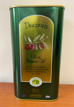 Оливковое масло рафинированное Douzenis 1 л, ж/б, Греция