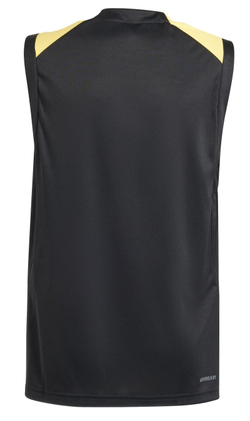 Футболка для девочки теннисная Adidas Girls Aeroready Pro Tank - white/orange/black