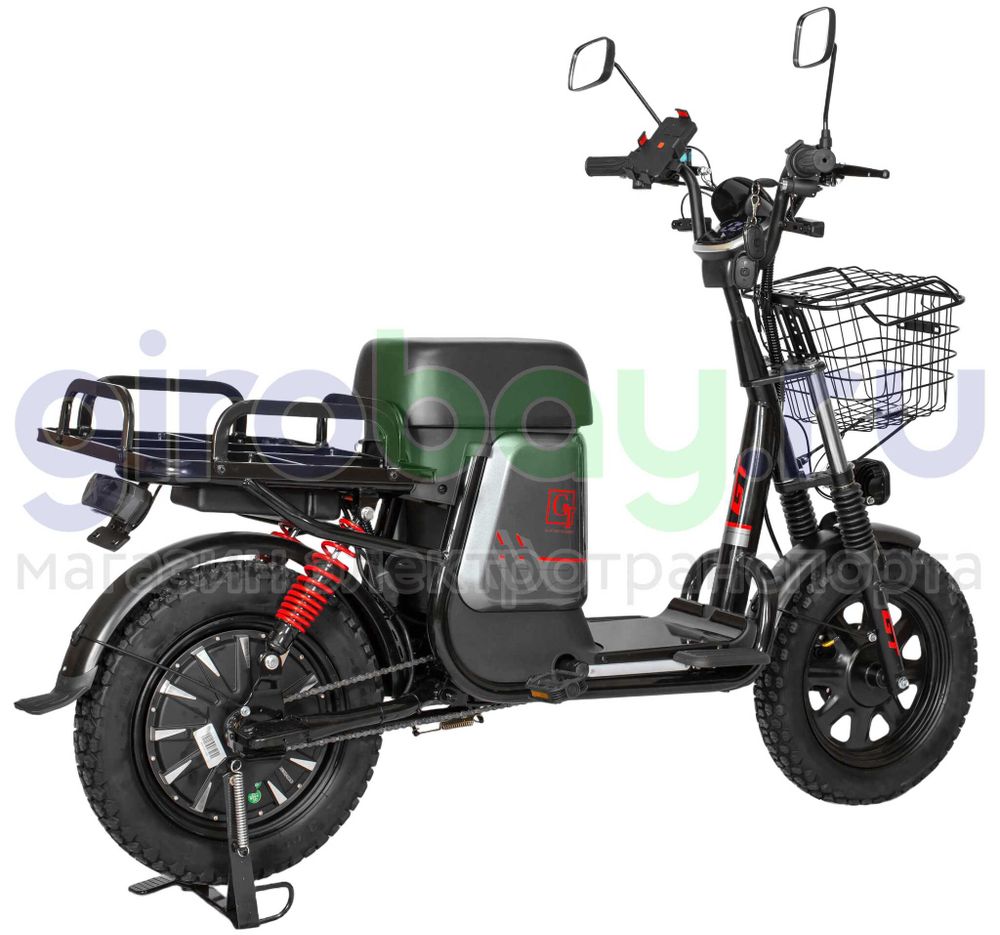 Электровелосипед GT U3 1000W (60V/30Ah) железофосфат - Серый фото №6