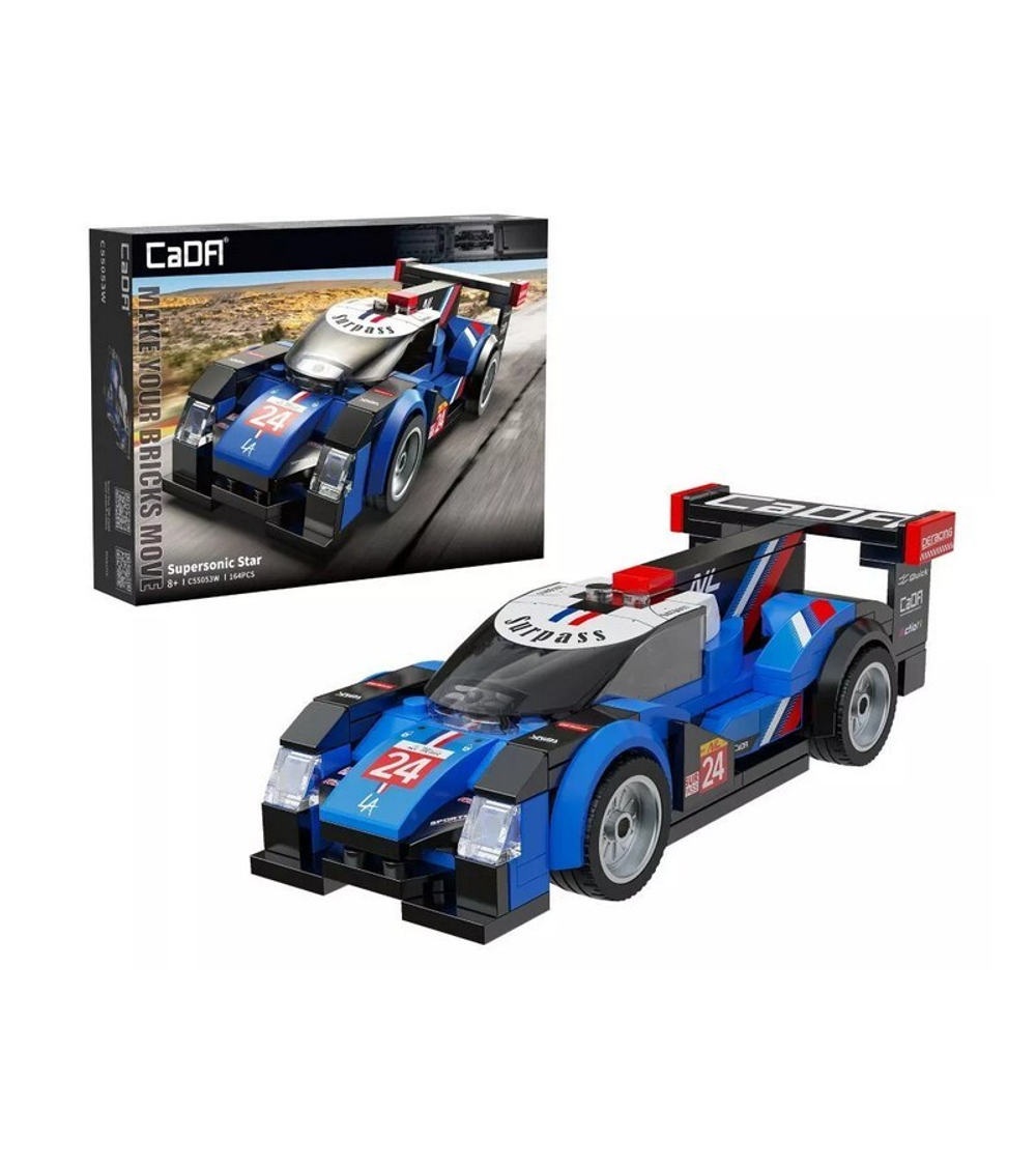 Конструктор CaDA спортивная машинка Supersonic Star 1/24 (164 детали)