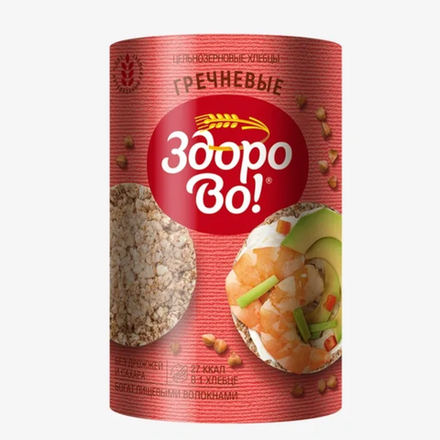 Хлебцы Здорово гречневые 100 гр