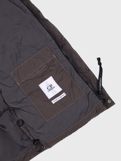 Пуховик C.P. Company Eco Chrome-R Mixed Google Down Jacket Walnut