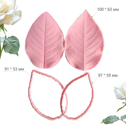 Лист розы XL