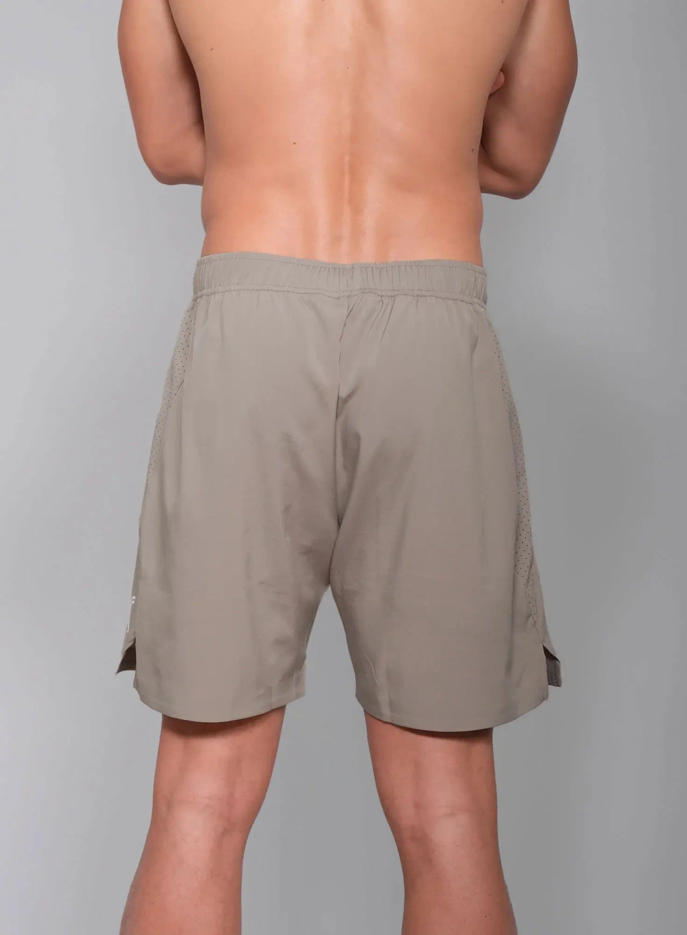 Теннисные шорты RS Performance Shorts Side Mesh Solid Taupe/White (251M305105/000)