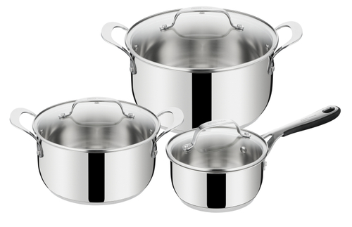 Набор посуды Tefal Jamie Oliver Kitchen Essentials 6 предметов 16/20/24 см E313S674
