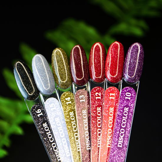 Гель-лак ENIGMA 10 мл. Disco color 16 светоотражающий