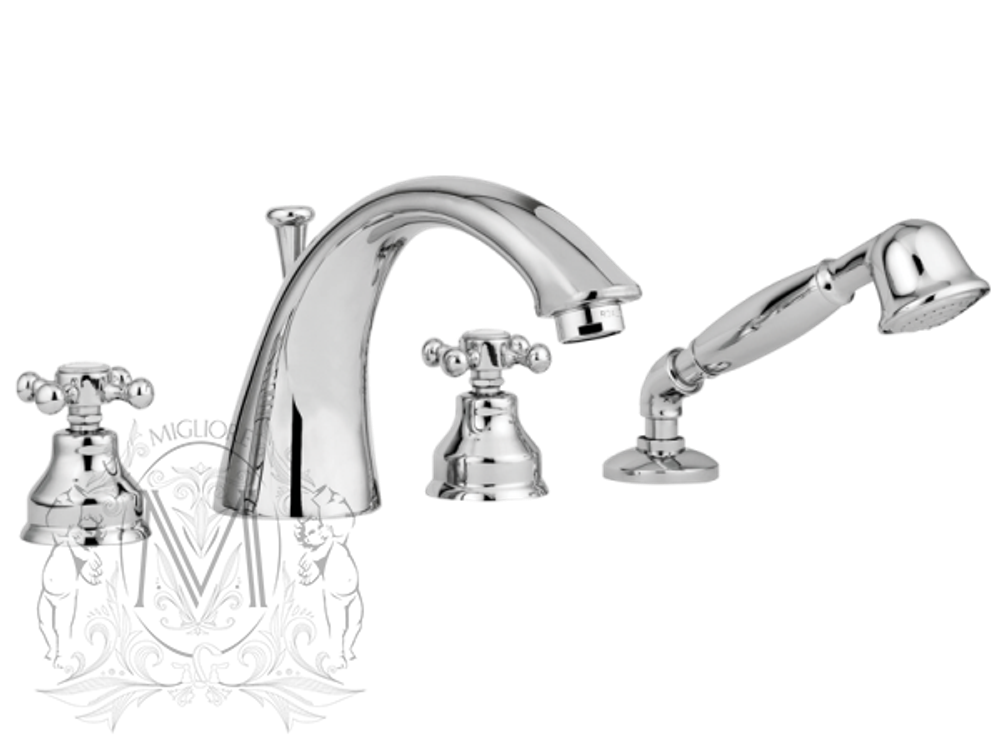 Смеситель на борт ванны 4отв.   Migliore Lady ML.LAD-981