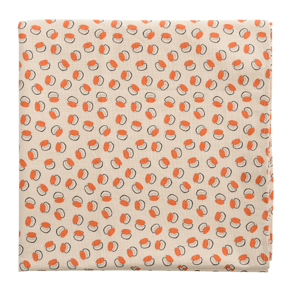 Скатерть на стол из хлопка с принтом "Ягоды", Russian North, 150х250 см