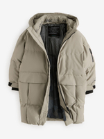 Пуховик непромокаемый для мальчика Next 414-149, Бежевый