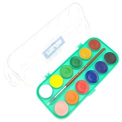 Akvarel boya \ Акварельные краски  SET OF 12 WATERCOLOUR TABLETS Ø30mm