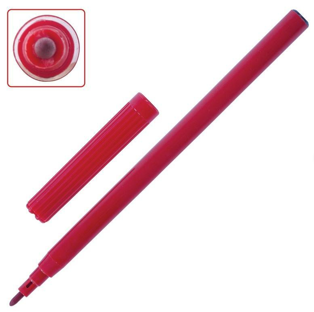 Фломастеры 6 цветов, вентилируемый колпачок (ПИФАГОР)