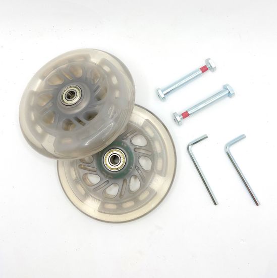 Комплект колес Mini LED лунный 120*24 мм (2 шт)