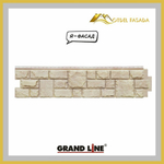 Панель фасадная Grand Line  Я -ФАСАД Екатерининский камень Песок 0,39м2