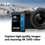 Карта памяти Lexar SDHC 32Gb PRO 800x Class 10 UHS-I V30 150MB/s