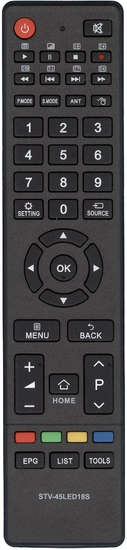 Пульт Huayu STV-45LED18S для телевизора Shivaki