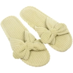 Тапочки женские домашние «COZY», цвет зелёный, р-р 38-39