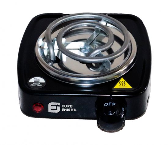 Печка для розжига угля Euro Shisha ECS-4 (black)
