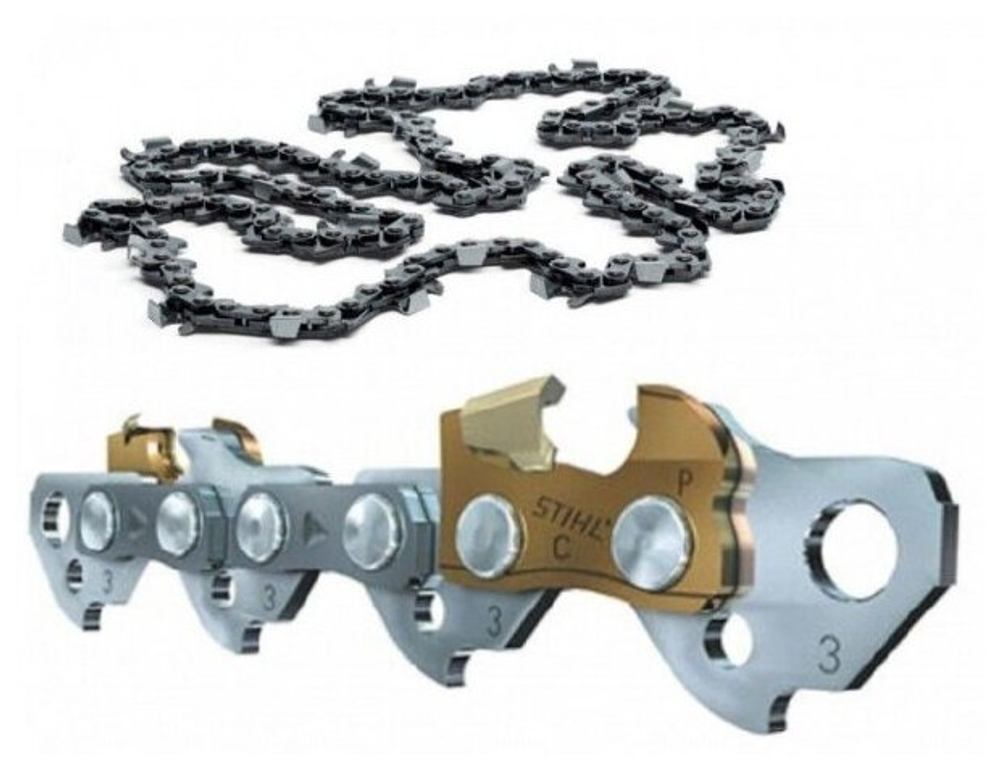 Цепь STIHL 63 PD3 50 с победитовыми напайками 3/8"-1,3-50шт (3612-006-0050) ОРИГИНАЛ